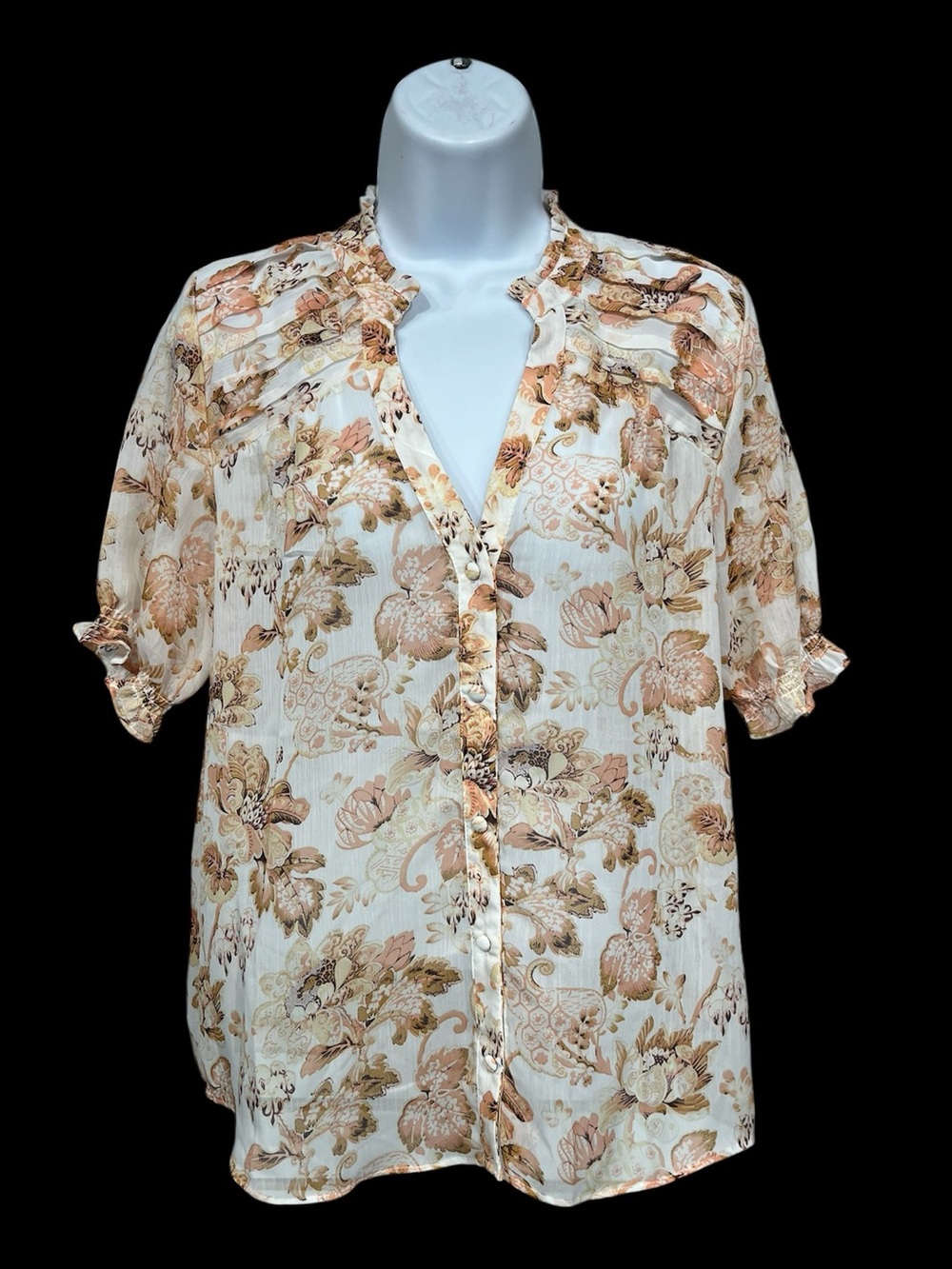 Black Tape Clothing Just Peachy blouse size medium